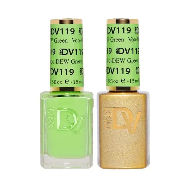 DND DIVA Duo Matching Color - #119 Voo-DEW Green - TTT Nails Supply