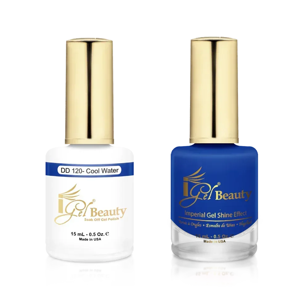 iGel Matching Duo Gel Polish 0.5oz - #120 Cool Water - TTT Nails Supply