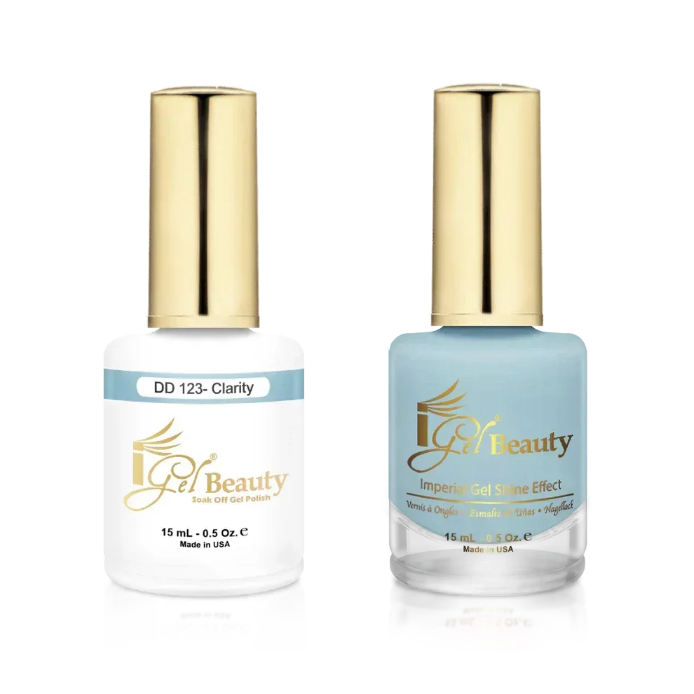 iGel Matching Duo Gel Polish 0.5oz - #123 Clarity - TTT Nails Supply