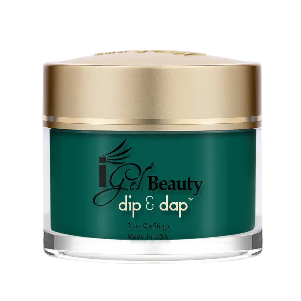 iGel Dip & Dap 2in1 Powder 2oz - #125 Emerald - TTT Nails Supply