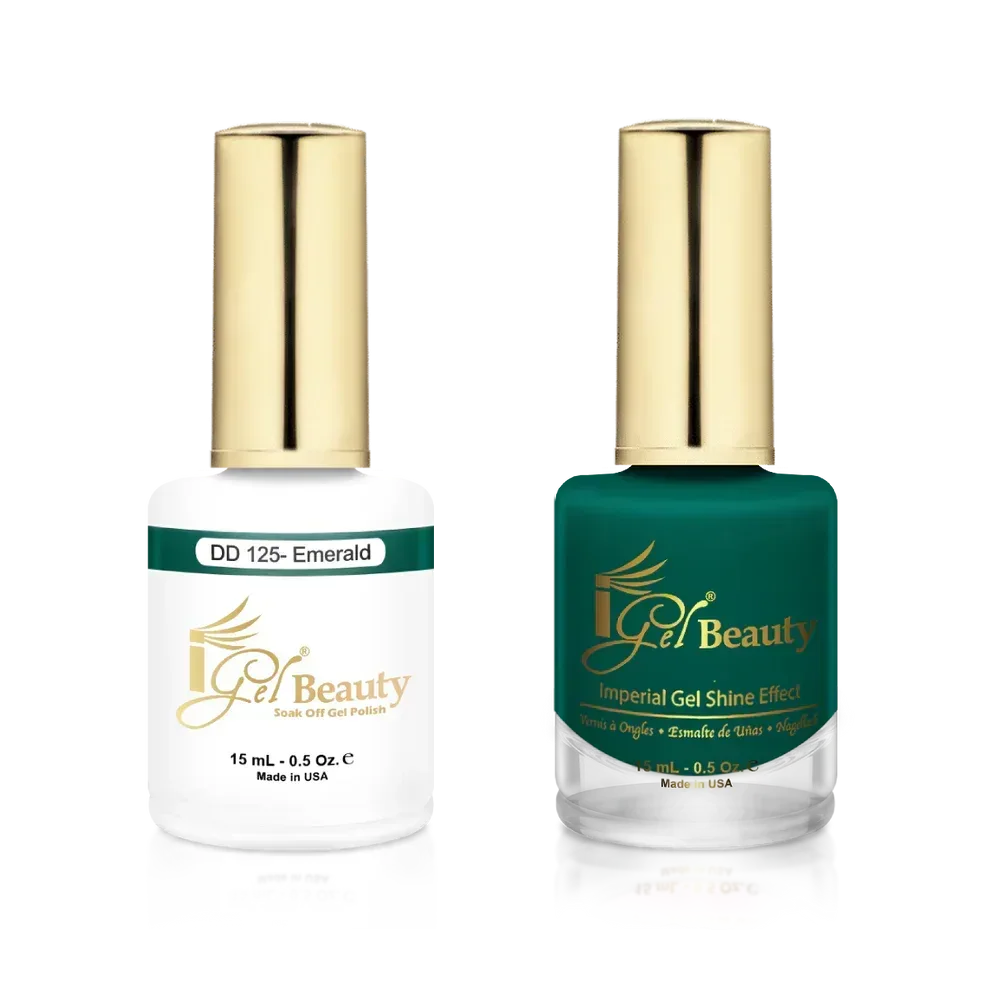 iGel Matching Duo Gel Polish 0.5oz - #125 Emerald - TTT Nails Supply