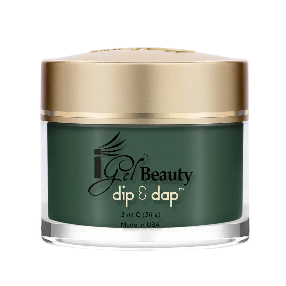 iGel Dip & Dap 2in1 Powder 2oz - #126 Pine Green - TTT Nails Supply