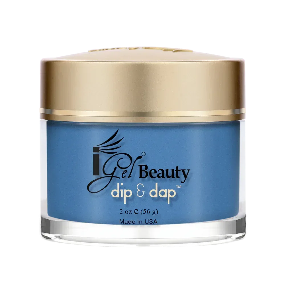 iGel Dip & Dap 2in1 Powder 2oz - #129 Blue Lagoon - TTT Nails Supply