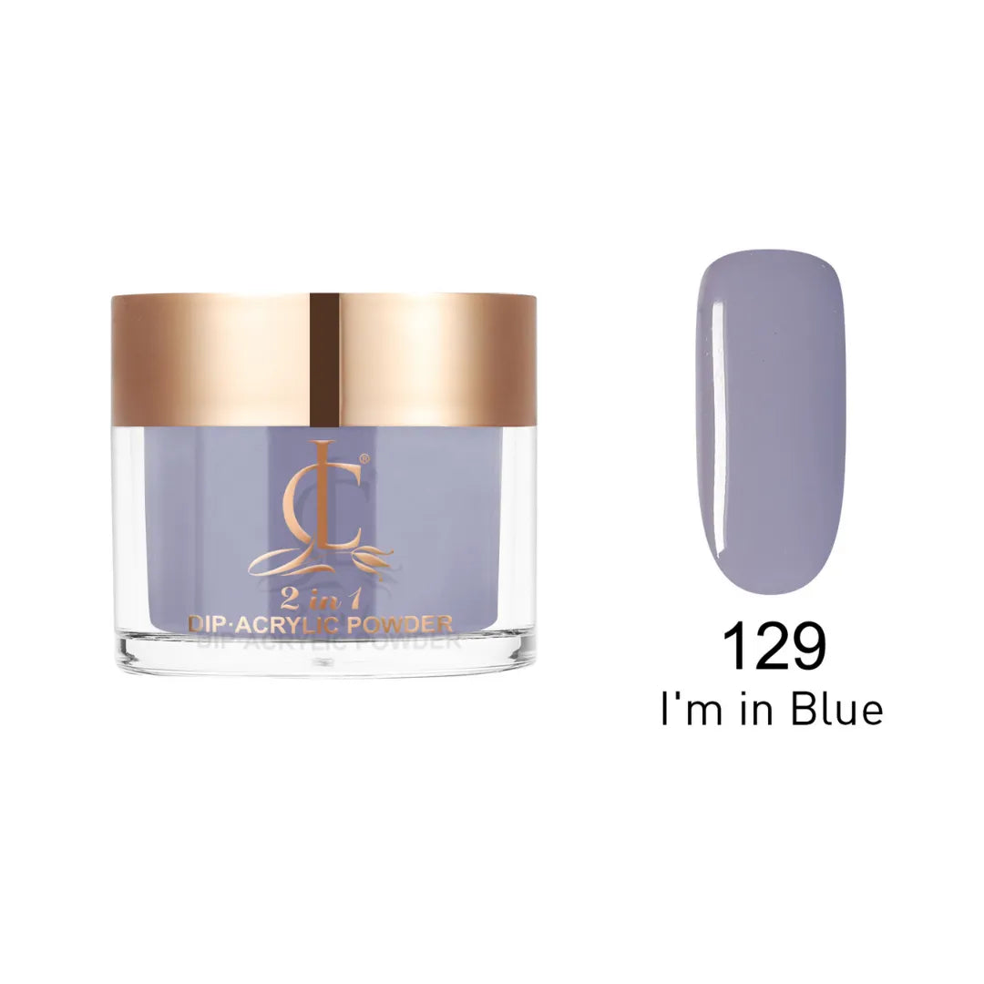 Cllam Dip Powder 2oz - CL129 I'M IN BLUE