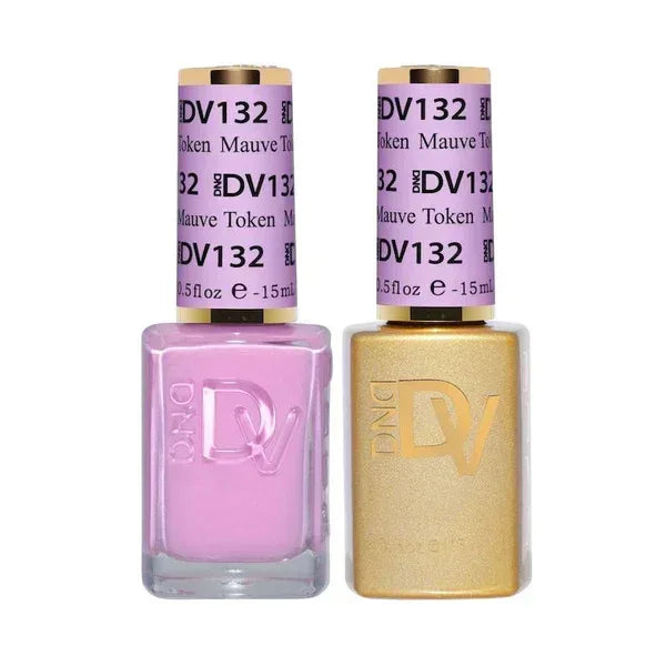 DND DIVA Duo Matching Color - #132 Mauve Token - TTT Nails Supply