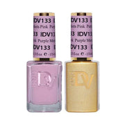 DND DIVA Duo Matching Color - #133 Purple Meets Pink - TTT Nails Supply
