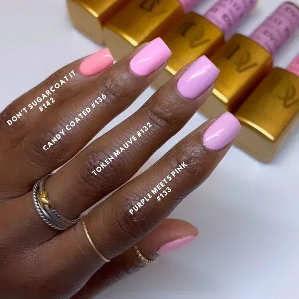 DND DIVA Duo Matching Color - #133 Purple Meets Pink - TTT Nails Supply
