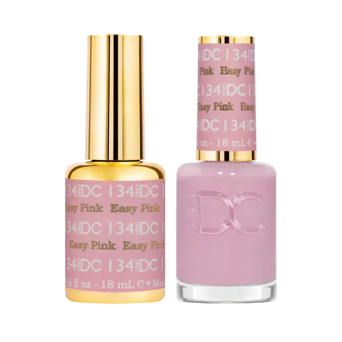 DC Duo Matching Color - #134 Easy Pink - TTT Nails Supply