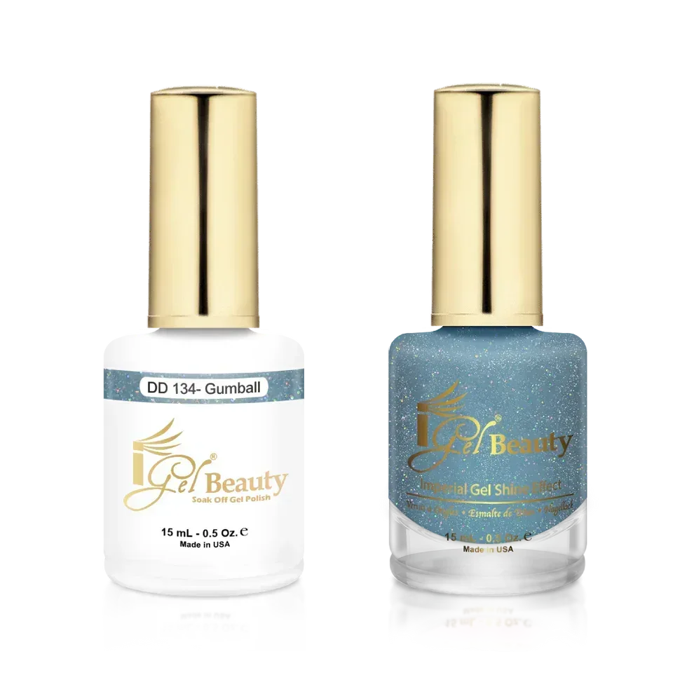 iGel Matching Duo Gel Polish 0.5oz - #134 Gumball - TTT Nails Supply