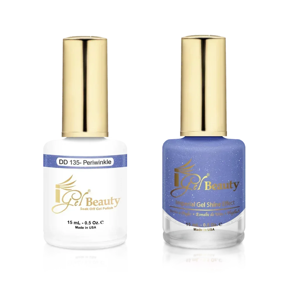 iGel Matching Duo Gel Polish 0.5oz - #135 Periwinkle - TTT Nails Supply