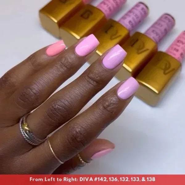 DND DIVA Duo Matching Color - #138 Circus Pink - TTT Nails Supply