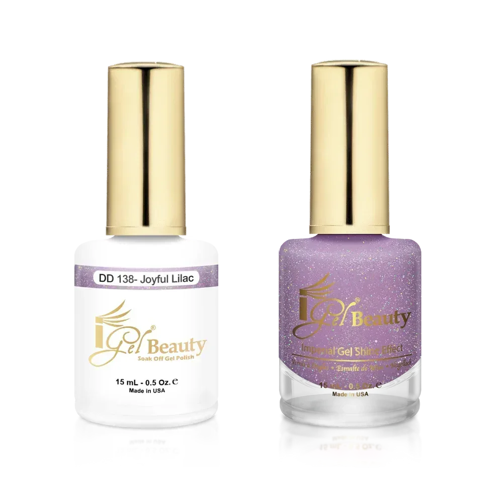 iGel Matching Duo Gel Polish 0.5oz - #138 Joyful Lilac - TTT Nails Supply