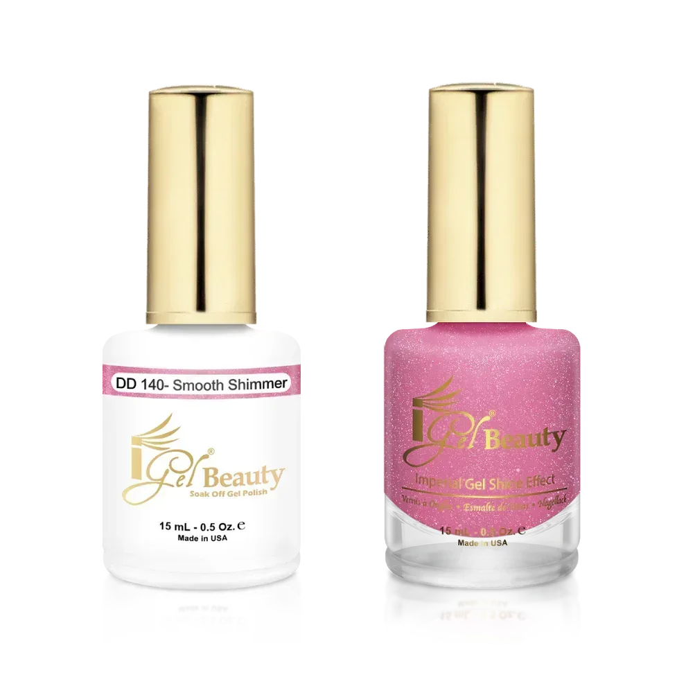 iGel Matching Duo Gel Polish 0.5oz - #140 Smooth Shimmer - TTT Nails Supply