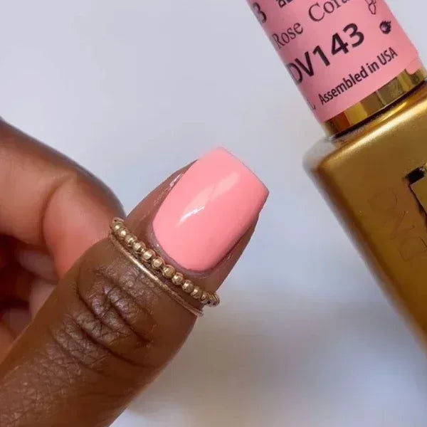 DND DIVA Duo Matching Color - #143 Coral Rose - TTT Nails Supply