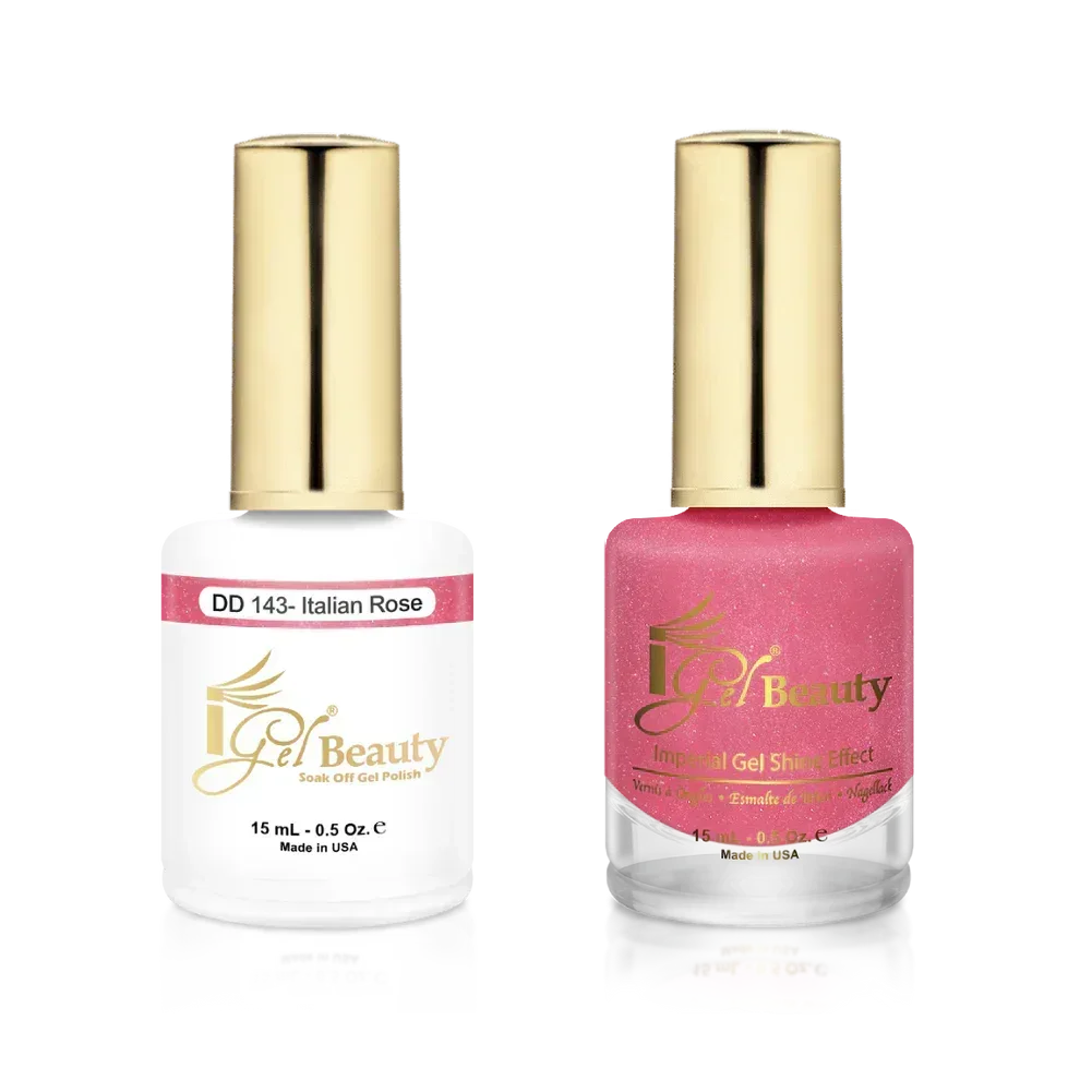 iGel Matching Duo Gel Polish 0.5oz - #143 Italian Rose - TTT Nails Supply