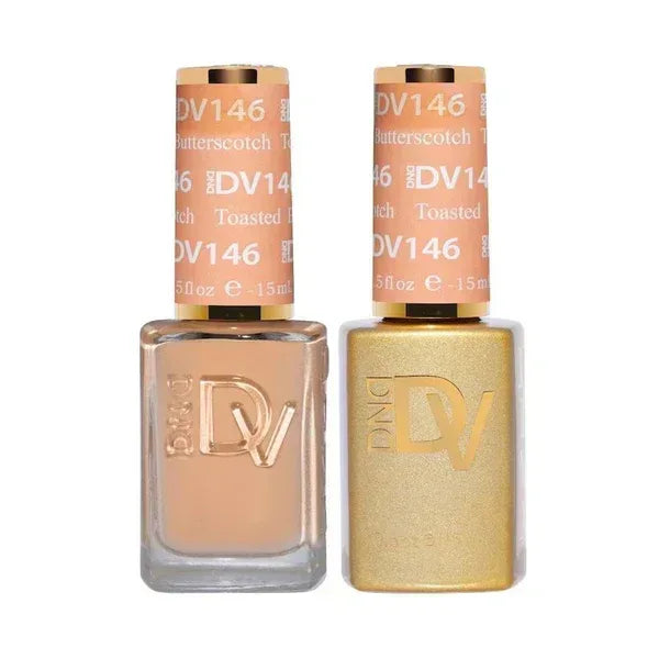 DND DIVA Duo Matching Color - #146 Toasted Butterscotch - TTT Nails Supply