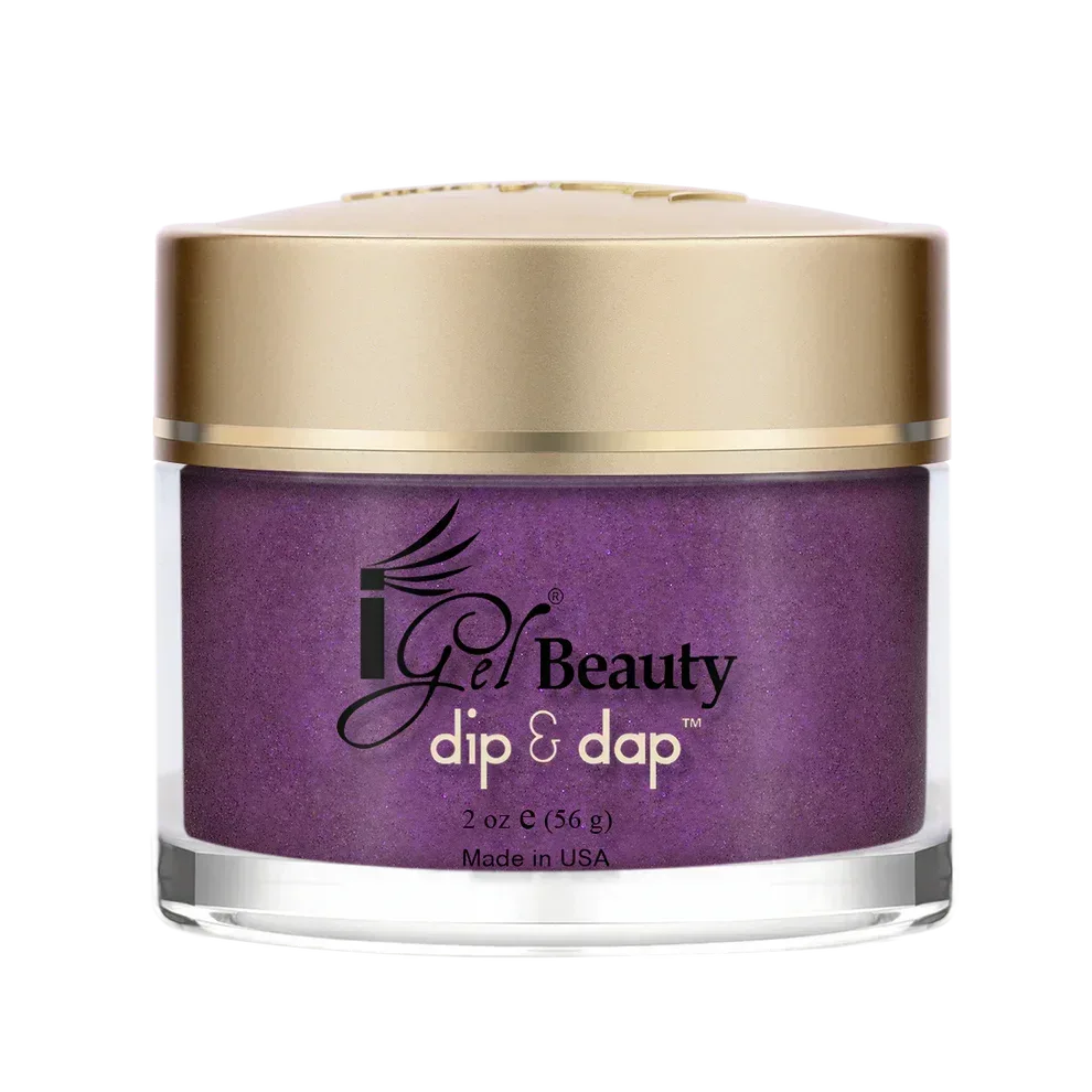 iGel Dip & Dap 2in1 Powder 2oz - #155 Twinkle Violet - TTT Nails Supply