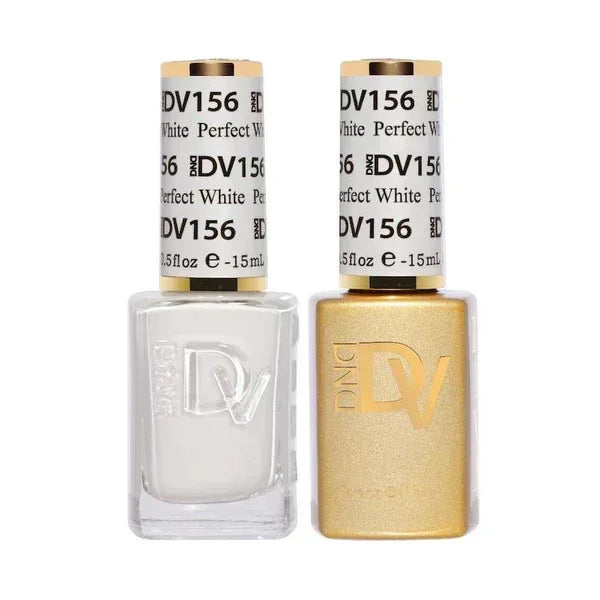 DND DIVA Duo Matching Color - #156 Perfect White - TTT Nails Supply