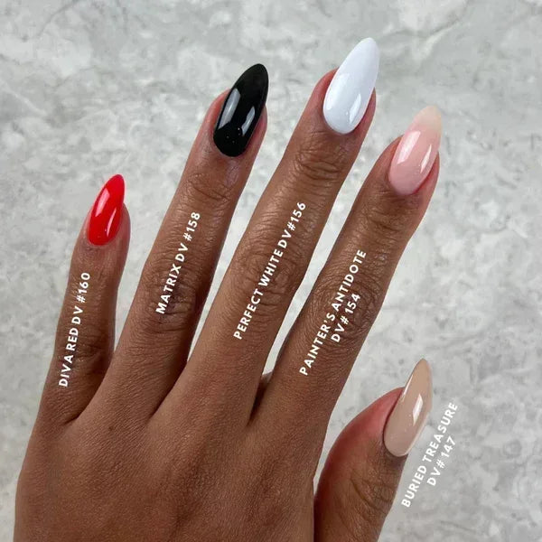 DND DIVA Duo Matching Color - #156 Perfect White - TTT Nails Supply