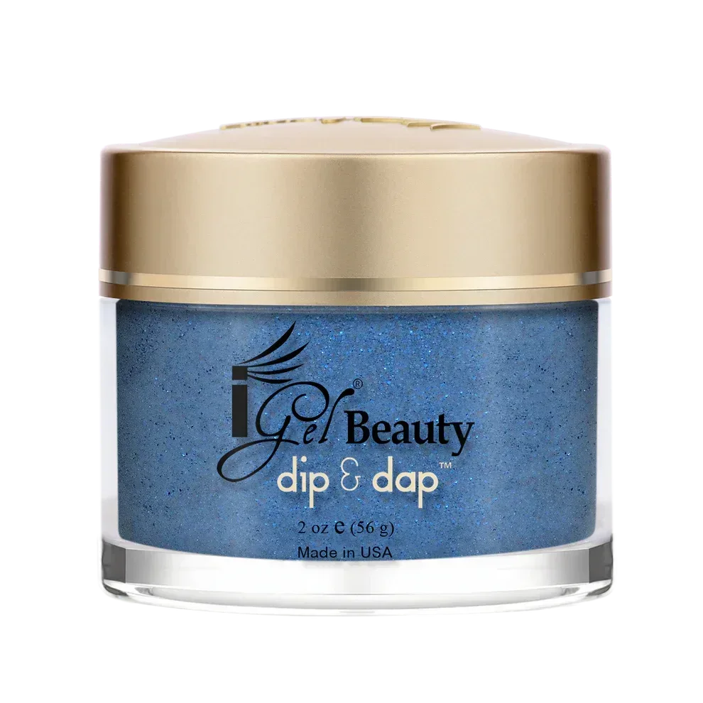 iGel Dip & Dap 2in1 Powder 2oz - #157 Blue Mosaic - TTT Nails Supply