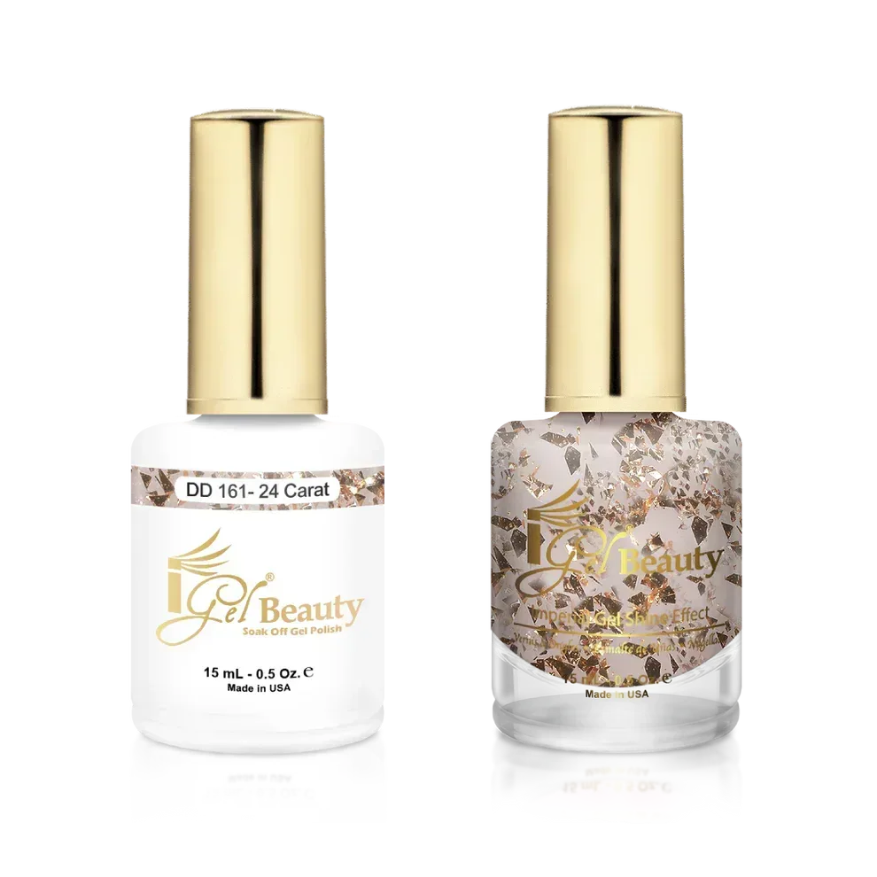 iGel Matching Duo Gel Polish 0.5oz - #161 24 Carat - TTT Nails Supply