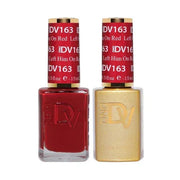 DND DIVA Duo Matching Color - #163 Left Him On Red - TTT Nails Supply
