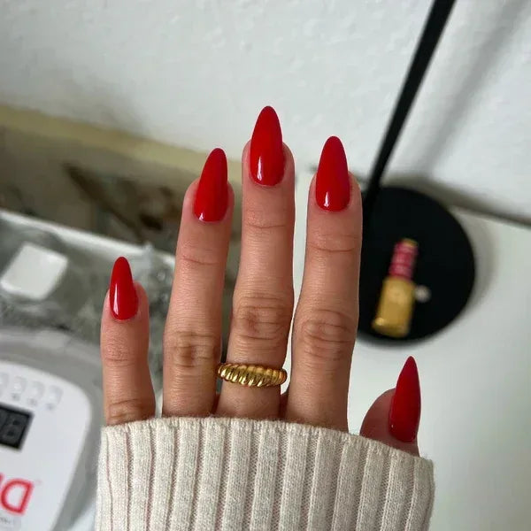 DND DIVA Duo Matching Color - #163 Left Him On Red - TTT Nails Supply