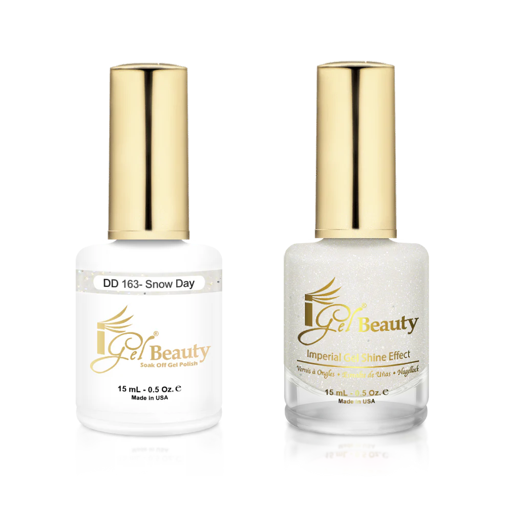 iGel Matching Duo Gel Polish 0.5oz - #163 Snow Day