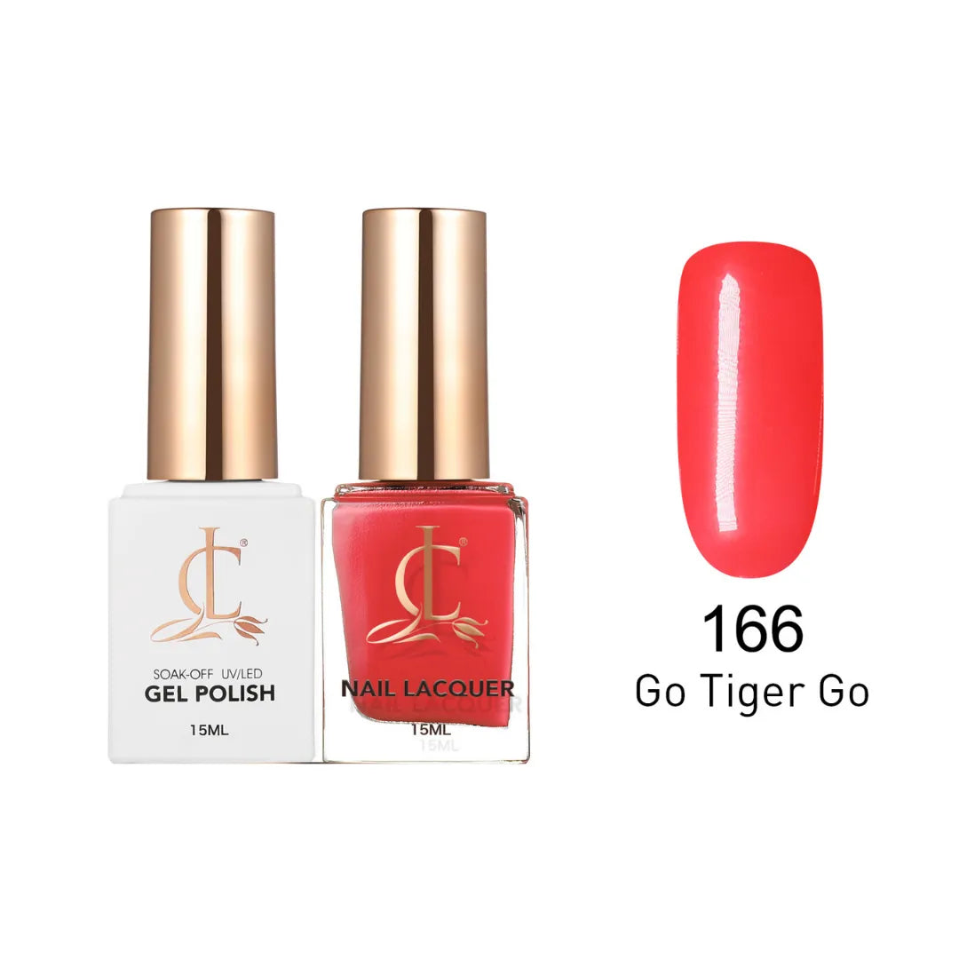 Cllam Duo Gel Lacquer - CL166 GO TIGER GO