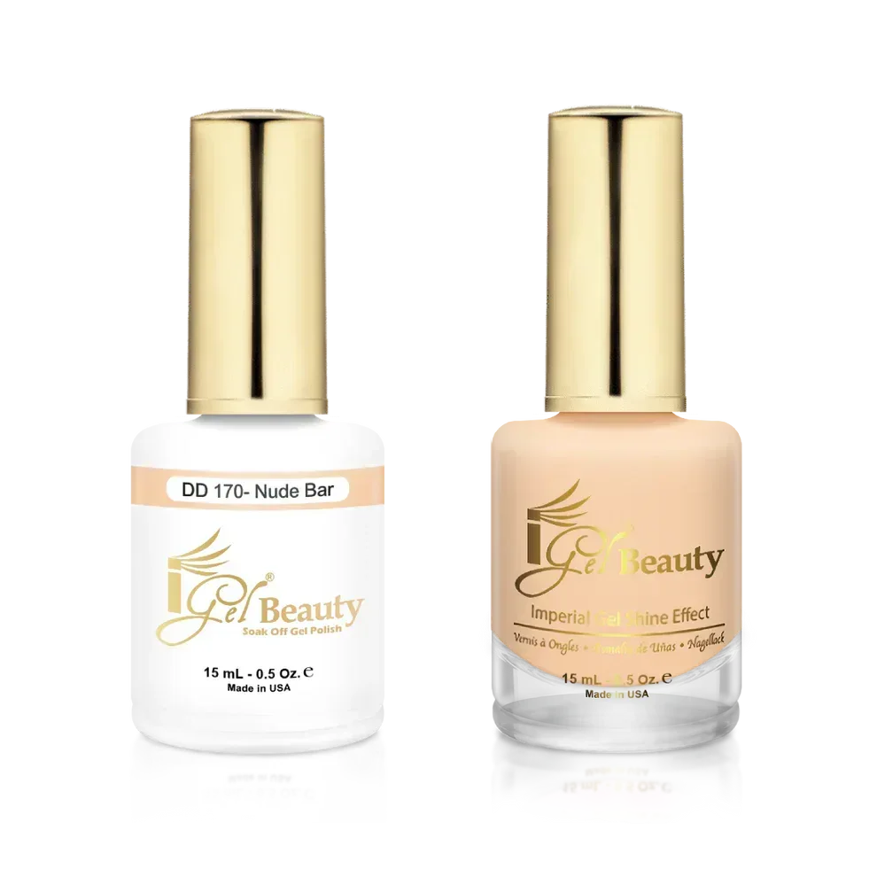 iGel Matching Duo Gel Polish 0.5oz - #170 Nude Bar - TTT Nails Supply