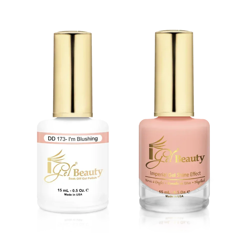 iGel Matching Duo Gel Polish 0.5oz - #173 I'm Blushing - TTT Nails Supply