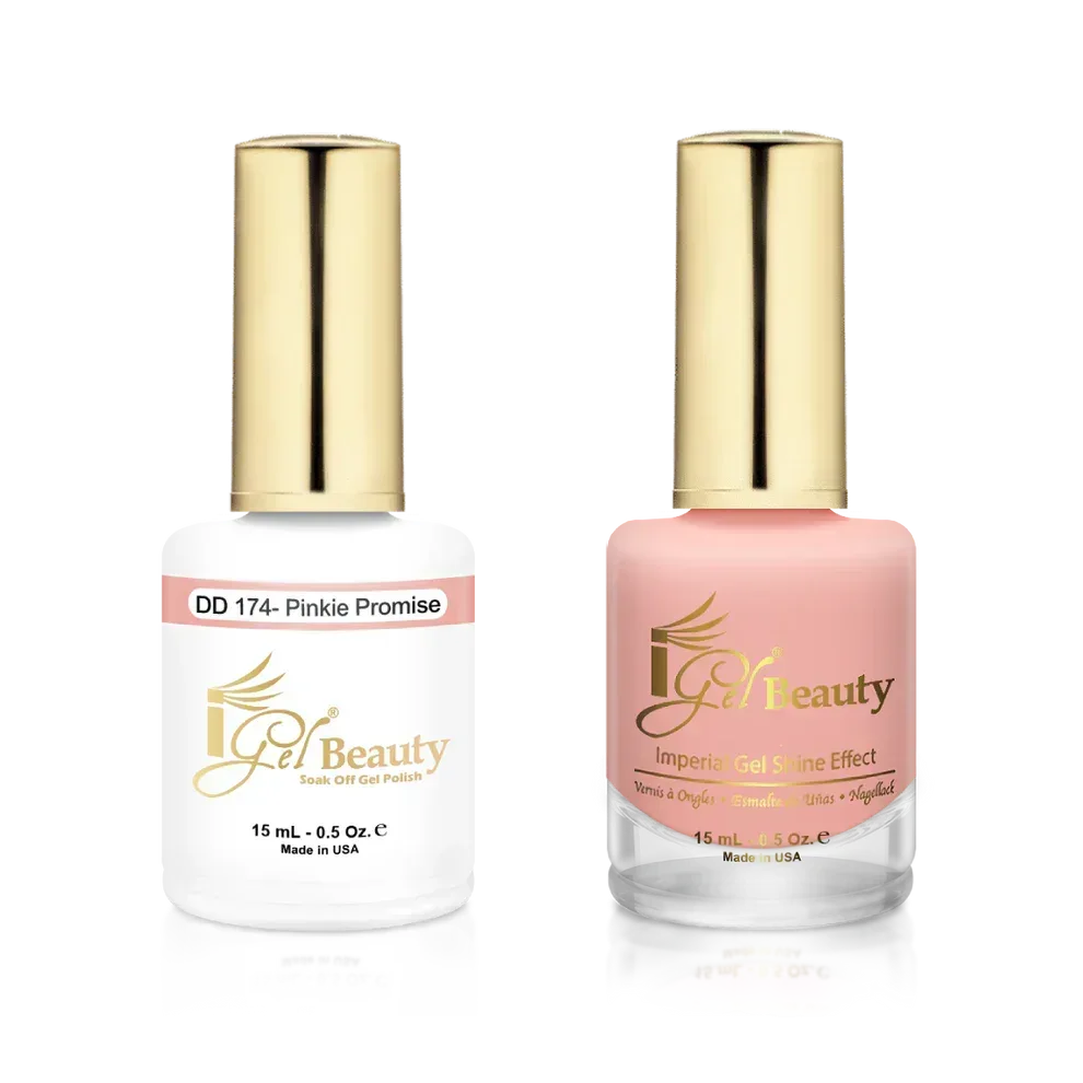 iGel Matching Duo Gel Polish 0.5oz - #174 Pinkie Promise - TTT Nails Supply