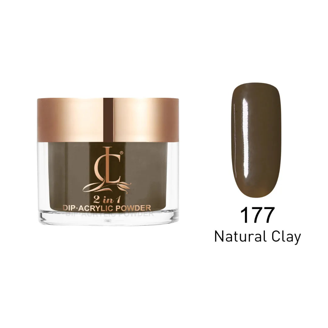 Cllam Dip Powder 2oz - CL177 NATURAL CLAY