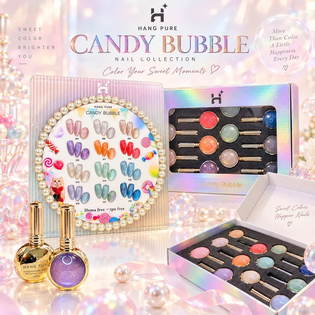 HANG Candy Bubble Collection, 12 Colors Gel 0.5oz ($7.95/ea)