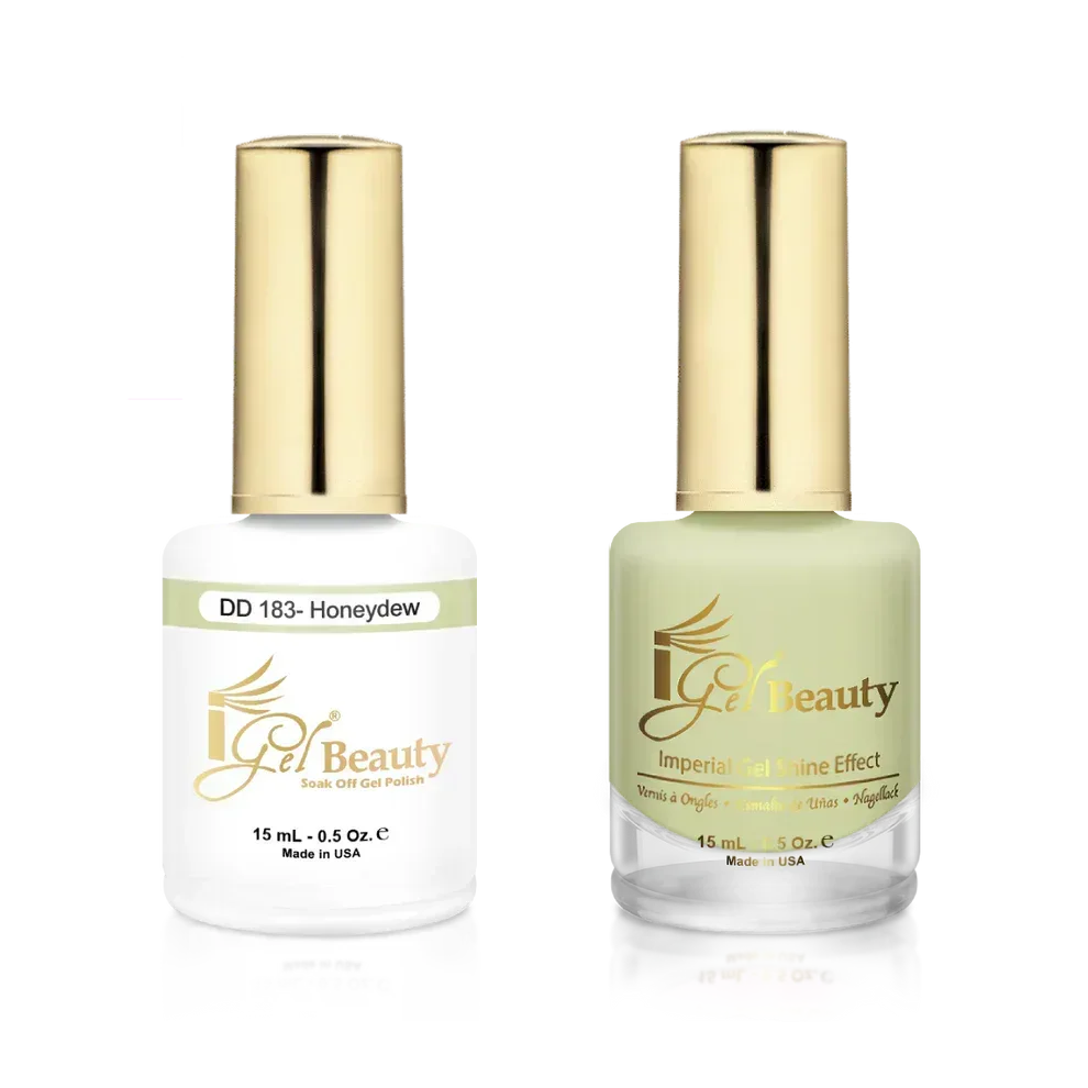 iGel Matching Duo Gel Polish 0.5oz - #183 Honeydew - TTT Nails Supply