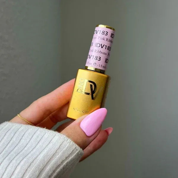 DND DIVA Duo Matching Color - #183 Pink Ribbons - TTT Nails Supply