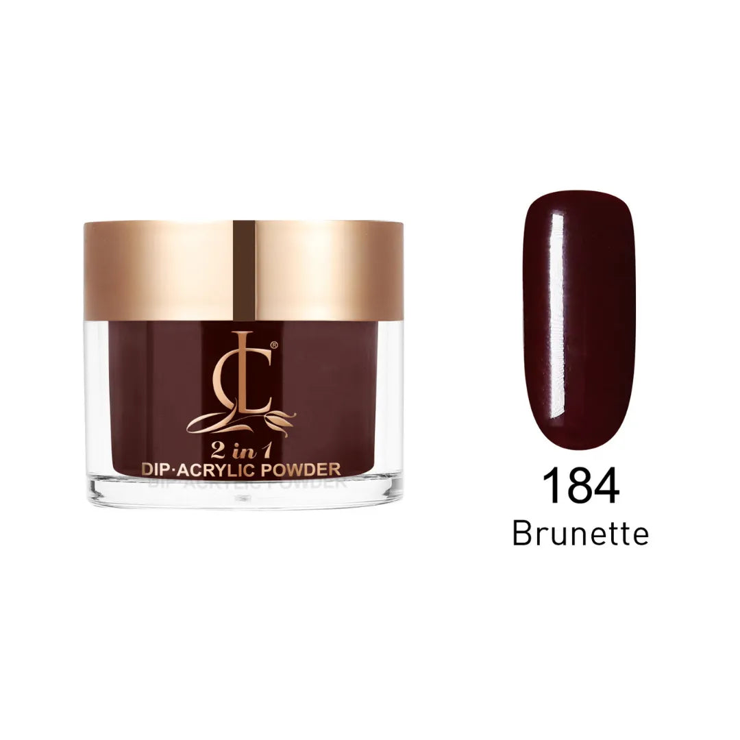 Cllam Dip Powder 2oz - CL184 CL BRUNETTE