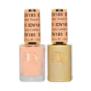 DND DIVA Duo Matching Color - #185 Peach Cobbler - TTT Nails Supply