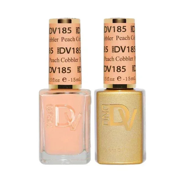 DND DIVA Duo Matching Color - #185 Peach Cobbler - TTT Nails Supply