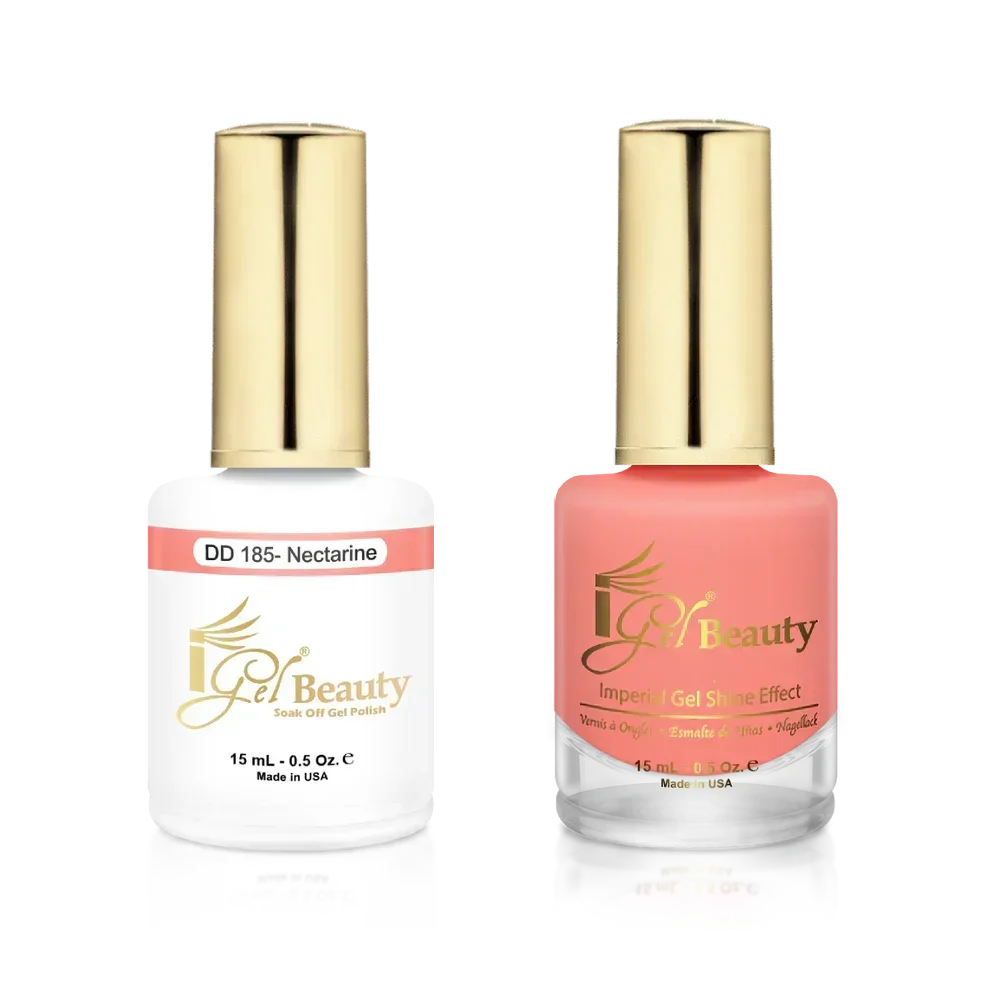 iGel Matching Duo Gel Polish 0.5oz - #185 Nectarine - TTT Nails Supply