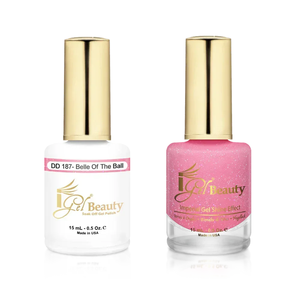 iGel Matching Duo Gel Polish 0.5oz - #187 Belle of the Ball - TTT Nails Supply