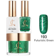 Cllam Matching 3in1 - CL193 FUTURISTIC GREEN - TTT Nails Supply