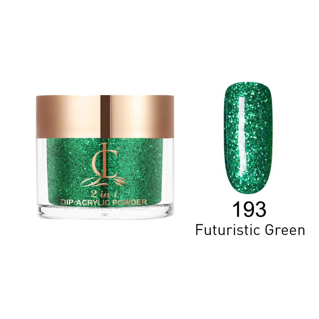 Cllam Dip Powder 2oz - CL193 FUTURISTIC GREEN