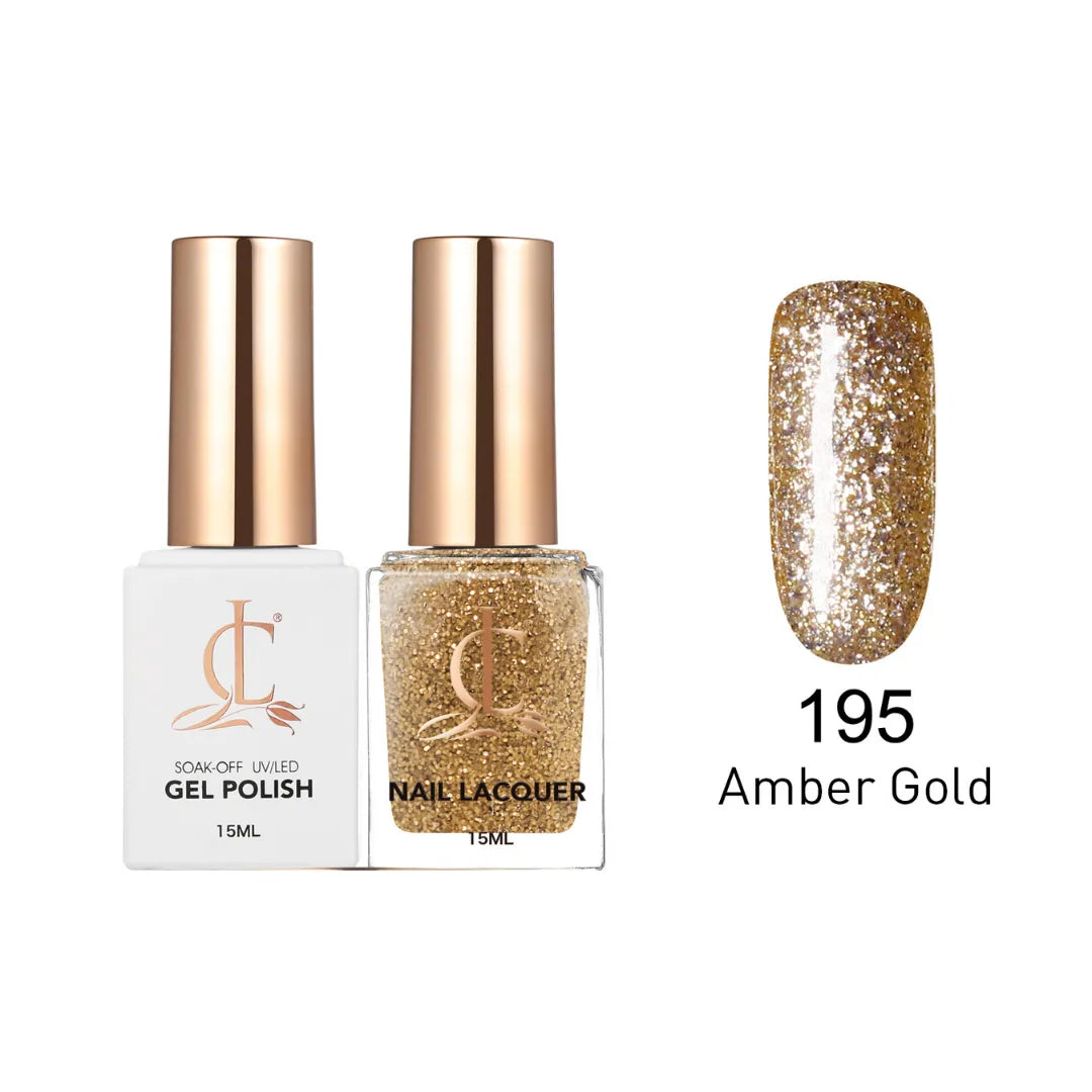 Cllam Duo Gel Lacquer - CL195 AMBER GOLD