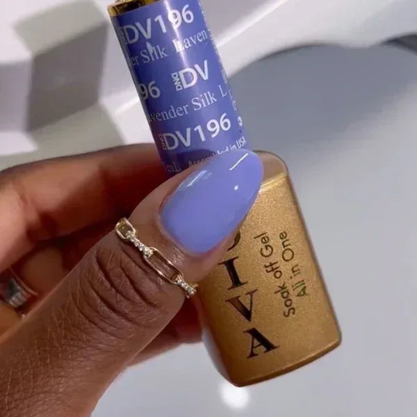 DND DIVA Duo Matching Color - #196 Lavender Silk - TTT Nails Supply