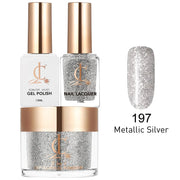 Cllam Matching 3in1 - CL197 METALLIC SILVER - TTT Nails Supply