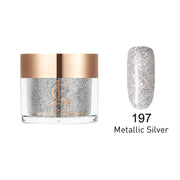 Cllam Dip Powder 2oz - CL197 METALLIC SILVER