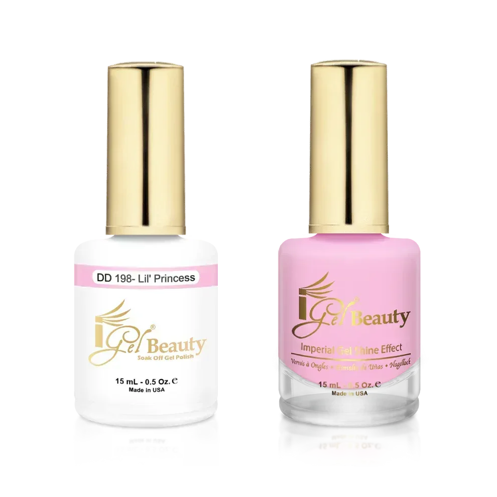 iGel Matching Duo Gel Polish 0.5oz - #198 Lil' Princess - TTT Nails Supply