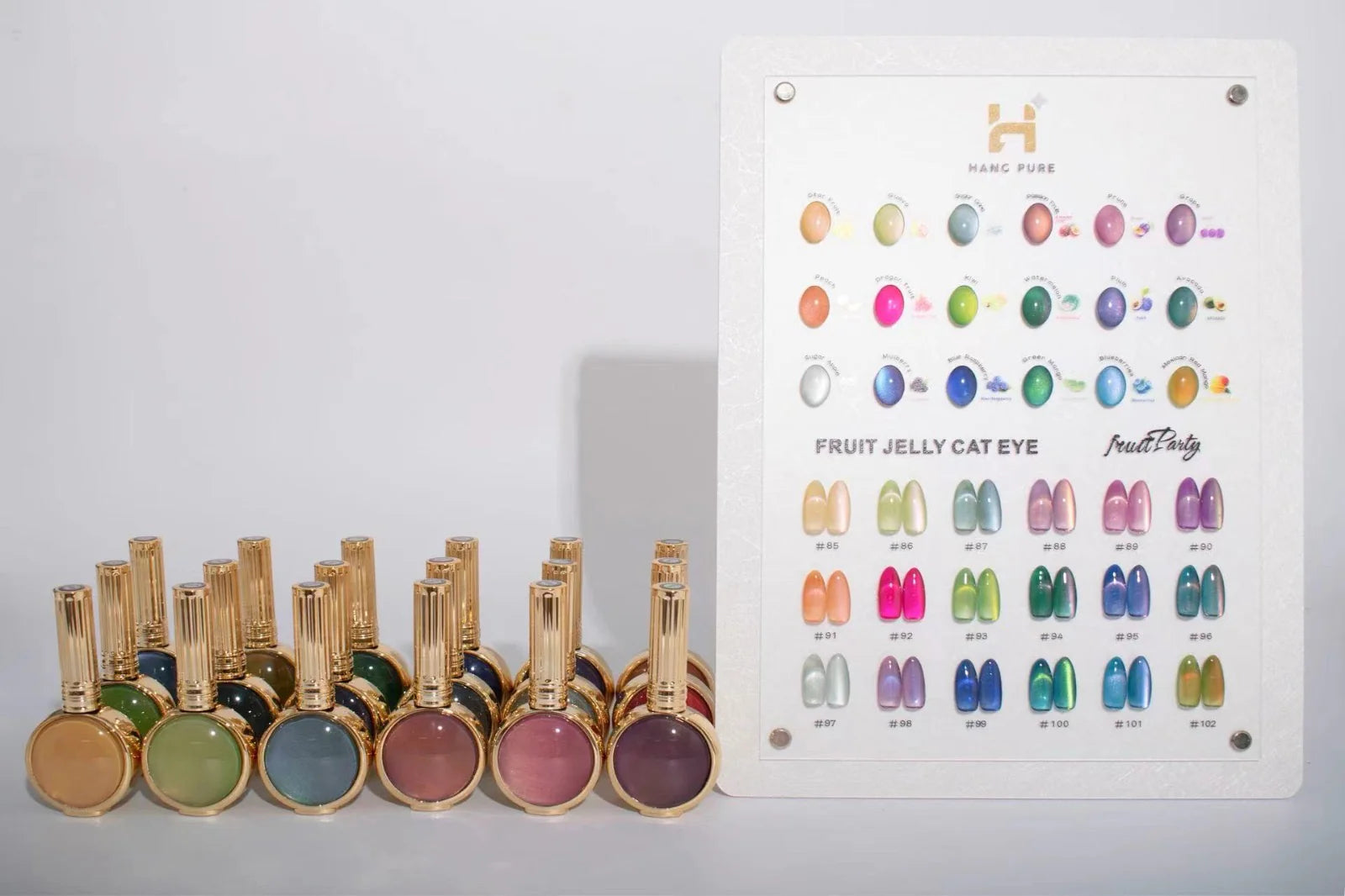 HANG Fruit Cat Eye Collection - Set 18 Colors + Free Display & Magnetic ($7.95/ea)