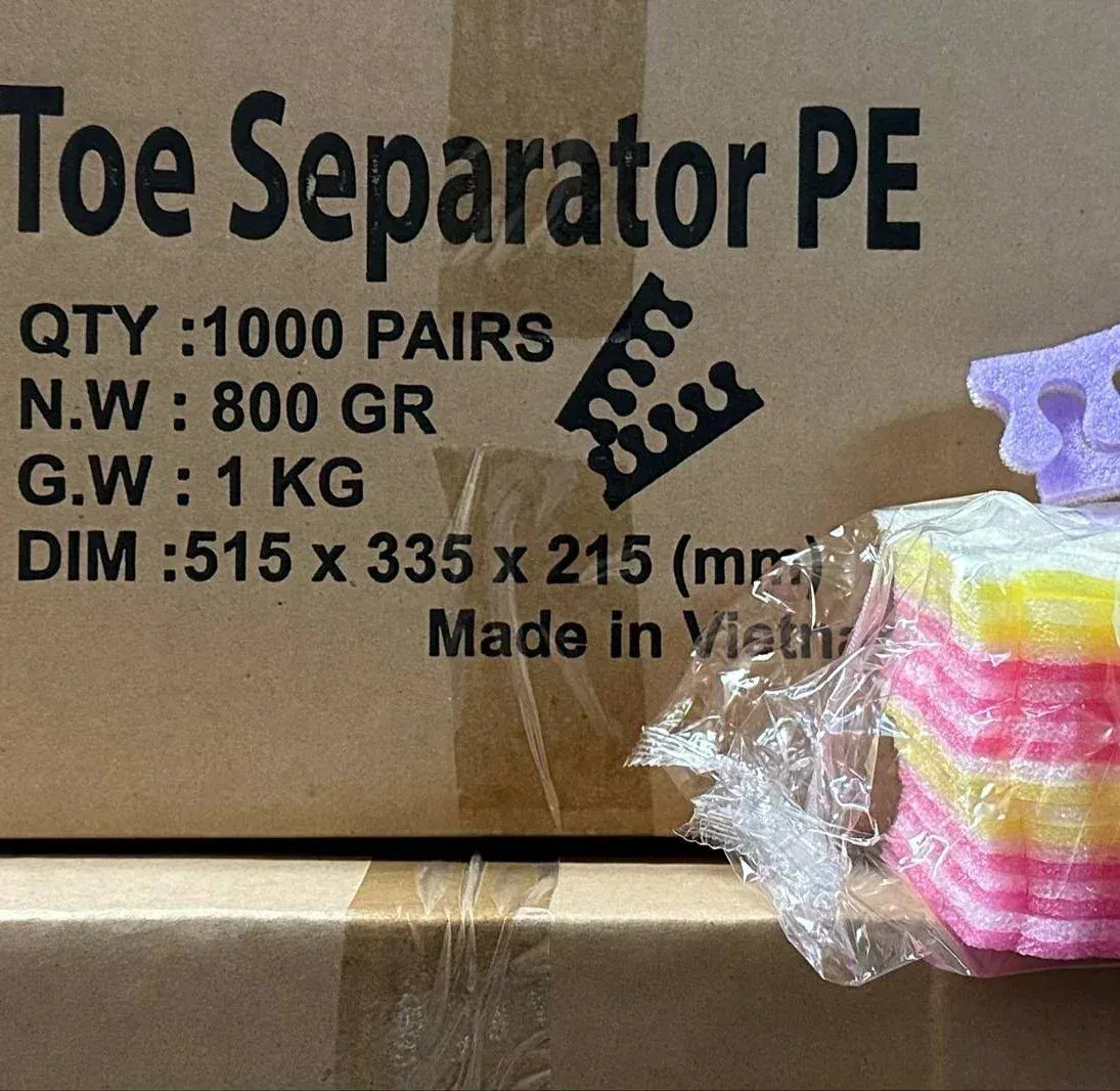 Toe Port Casing Pedicure Disposable Toe Separator PE - case 1000 pairs – TTT Nails Supply
